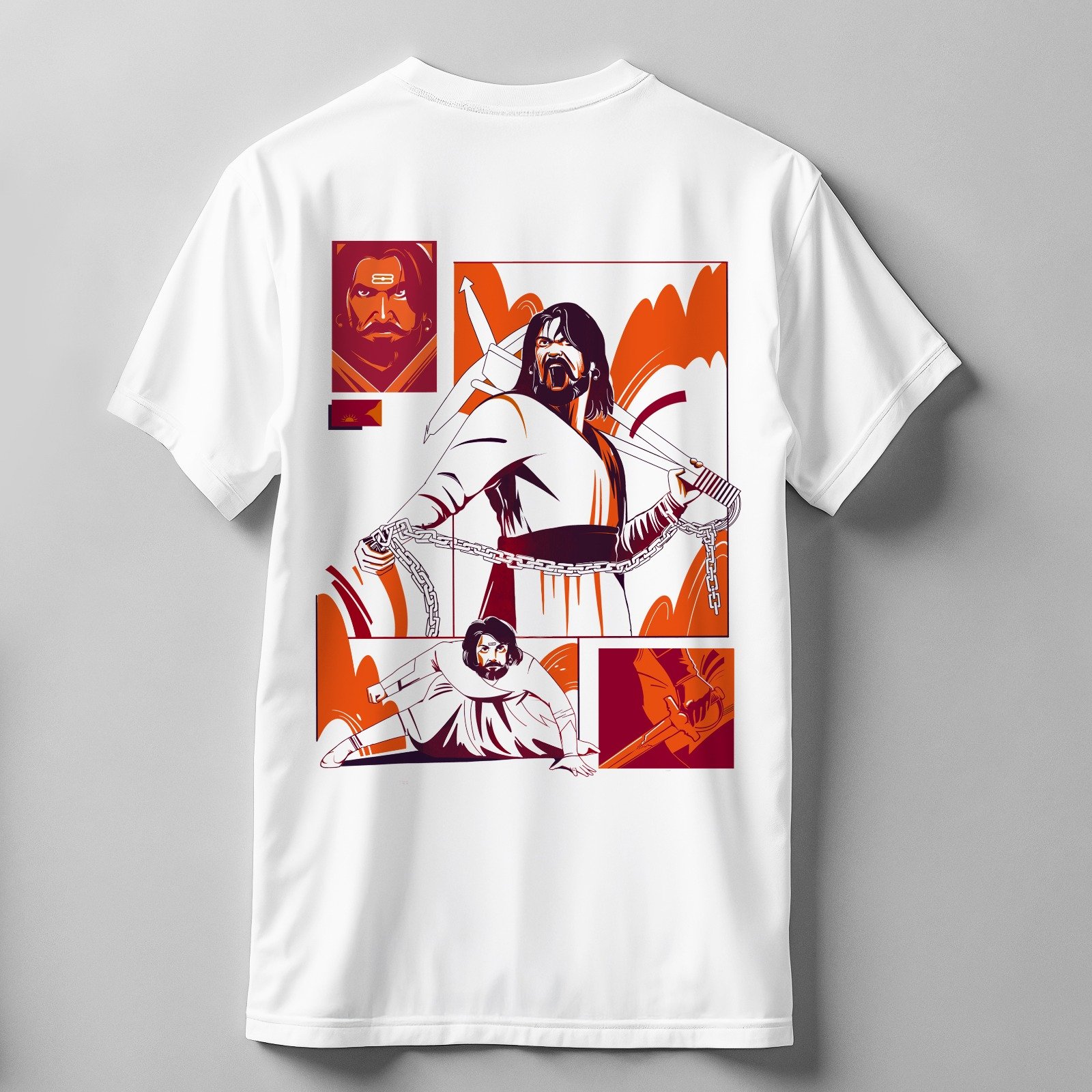 Chaava T-Shirt Series Front Back Printed - Image 2